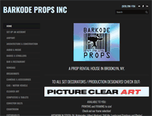 Tablet Screenshot of barkodeprops.com